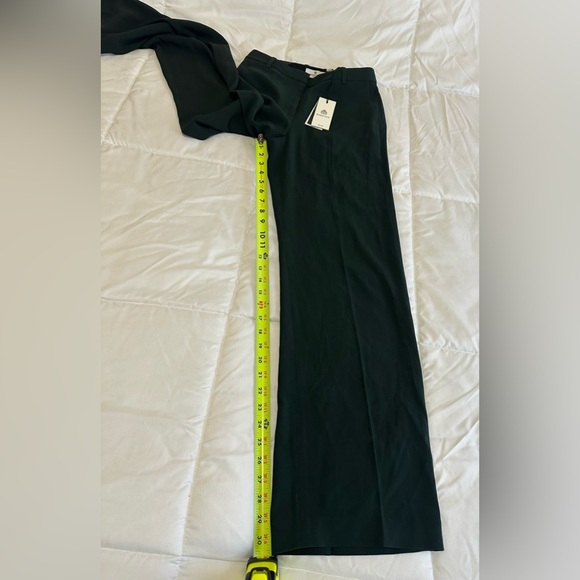 New Babaton Aritzia Agency Pants Sz 0 in Scarab Green - Picture 2 of 6